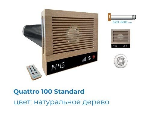 QATTRO 100 STANDARD NATURAL WOOD (krāsa: dabīgs koks)